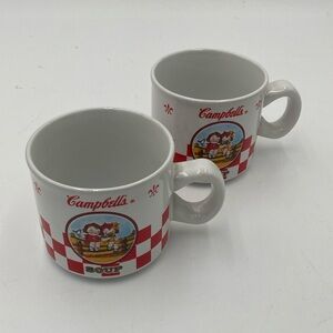 Set of 2 Vintage Campbells Soup Mugs